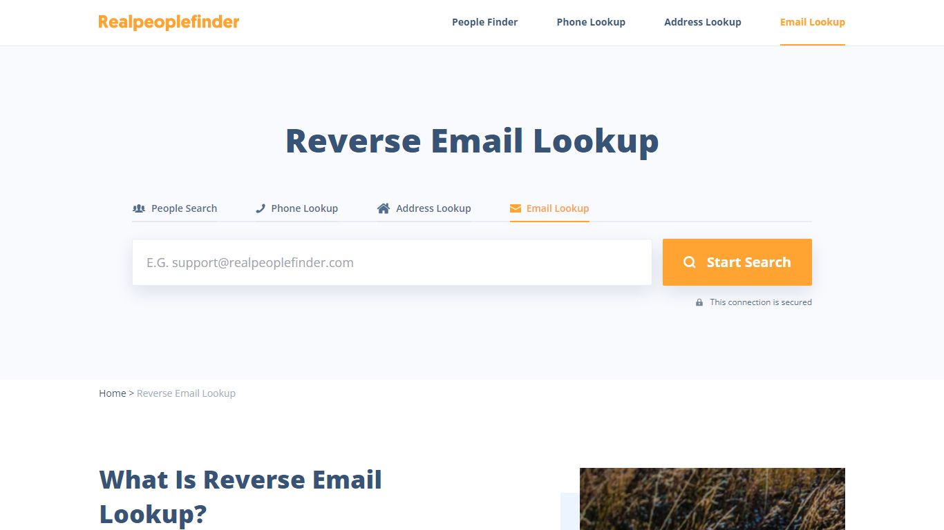 Reverse Email Lookup - Email Search | Real People Finder